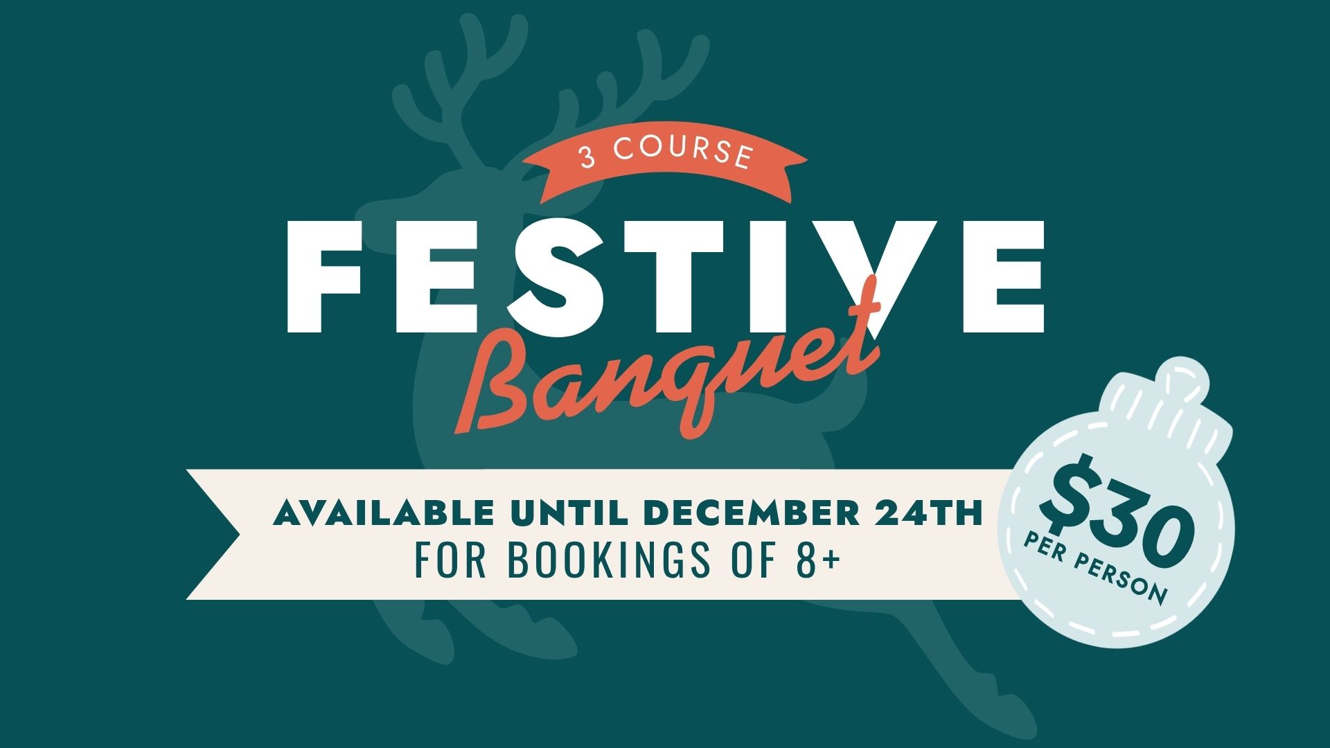Festive 3-Course Banquet