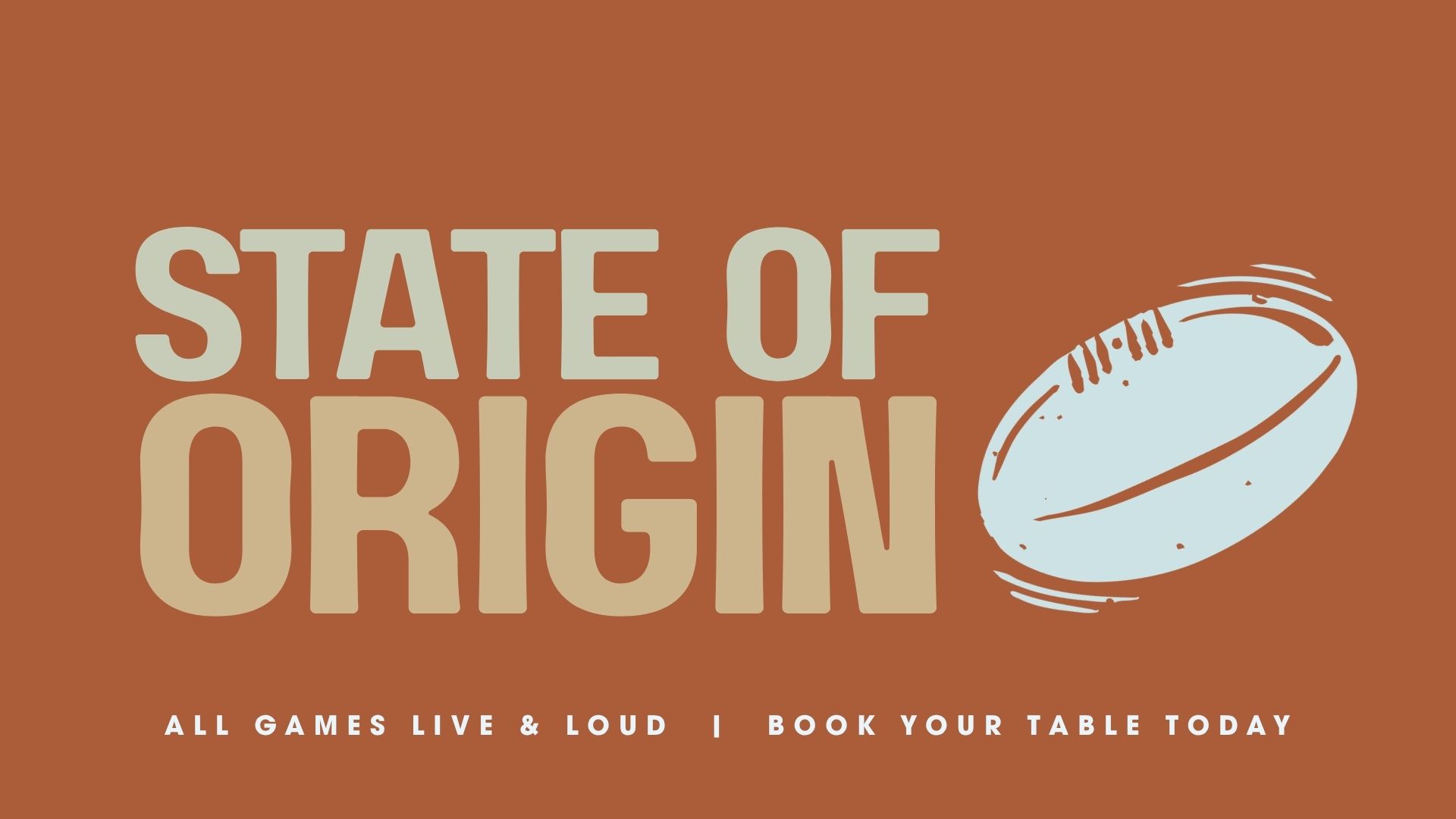 STATE OF ORIGIN – GAME 1